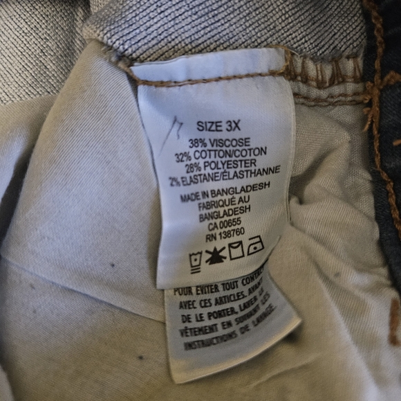 NWOT DC Capri Jeans SZ 3X - Picture 7 of 7